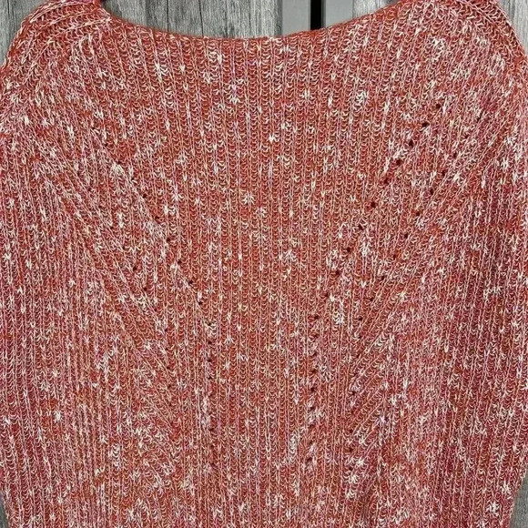 Anthropologie Pilcro Sweater Sleeveless Dropped Shoulder V Neck Back Sz S - Picture 3 of 11